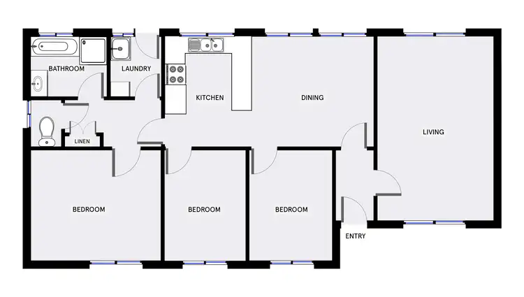 Floorplan of Homely house listing, 9 Franks Place, Kambah ACT 2902