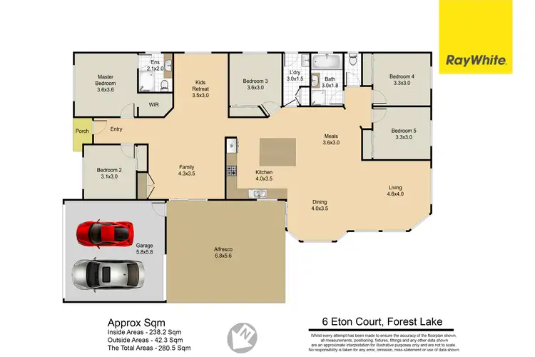 Floorplan of Homely house listing, 6 Eton Court, Forest Lake QLD 4078