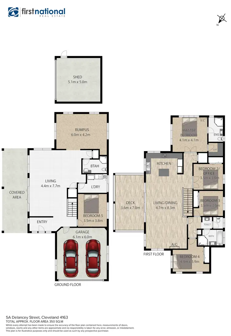 Floorplan of Homely house listing, 5A Delancey Street, Cleveland QLD 4163