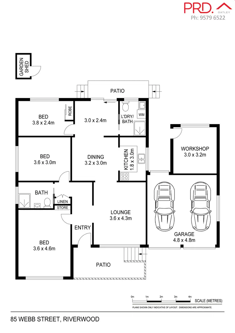 Floorplan of Homely house listing, 85 Webb Street, Riverwood NSW 2210