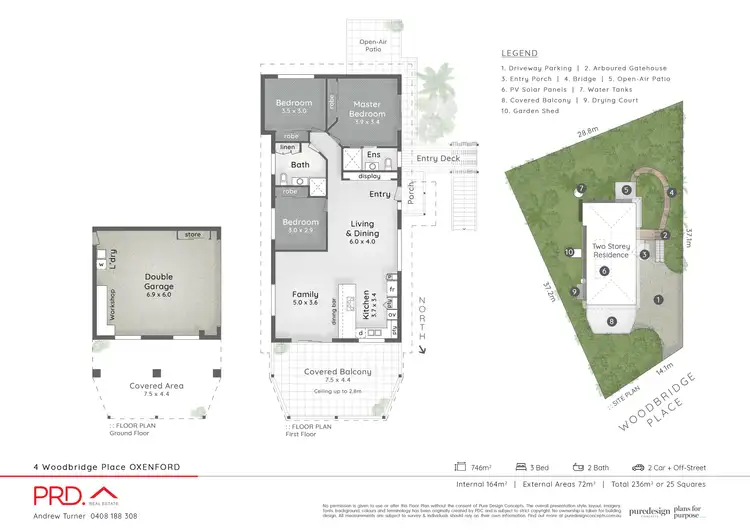 Floorplan of Homely house listing, 4 Woodbridge Place, Oxenford QLD 4210