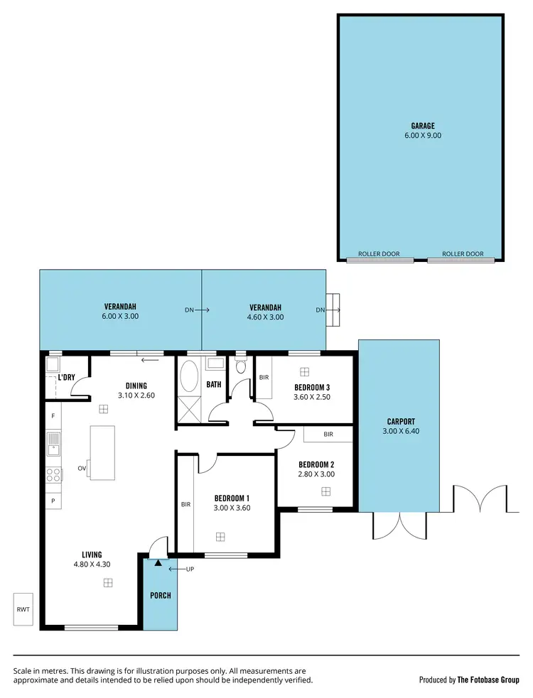 Floorplan of Homely house listing, 5 Drysdale Drive, Trott Park SA 5158
