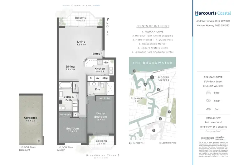 Floorplan of Homely house listing, 61/6 Back Street, Biggera Waters QLD 4216