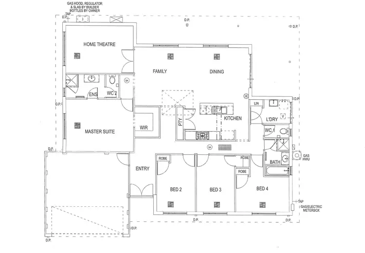 Floorplan of Homely house listing, 61 Waterloo Road, Roelands WA 6226