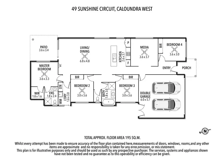 Floorplan of Homely house listing, 49 Sunshine Crescent, Caloundra West QLD 4551