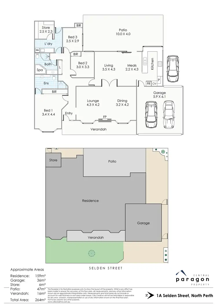 Floorplan of Homely house listing, 1A Selden Street, North Perth WA 6006