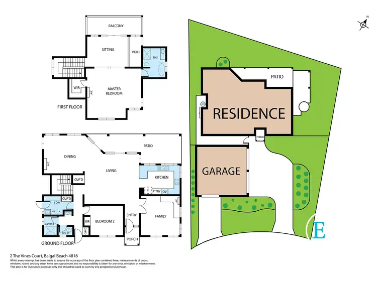 Floorplan of Homely house listing, 2 The Vines Court, Balgal Beach QLD 4816