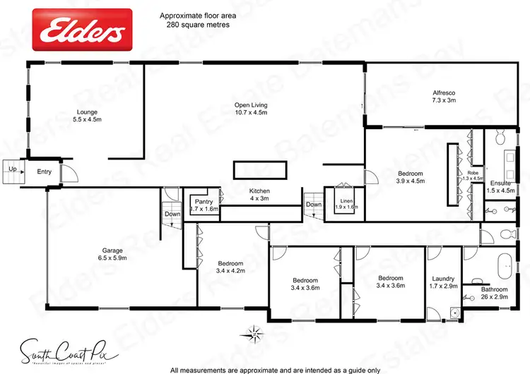 Floorplan of Homely house listing, 96 Litchfield Crescent, Long Beach NSW 2536