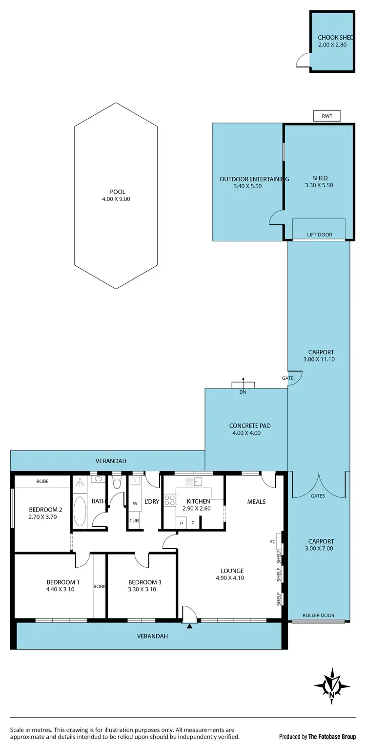 Floorplan of Homely house listing, 6 Wahratta Avenue, Morphett Vale SA 5162