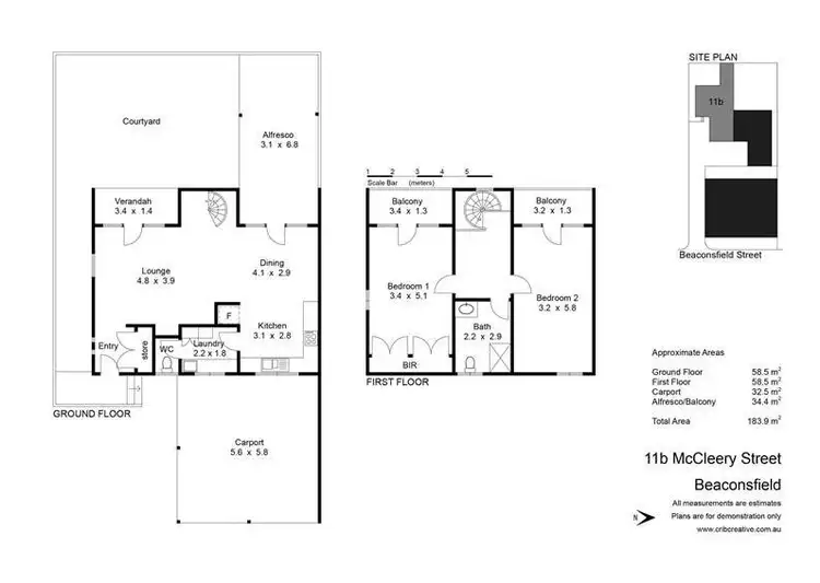 Floorplan of Homely house listing, 11B McCleery Street, Beaconsfield WA 6162