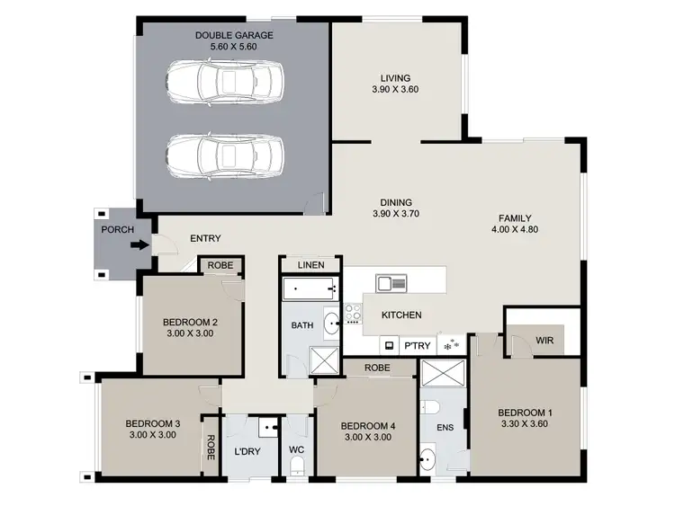 Floorplan of Homely house listing, 20 Orchard Drive, Kirkwood QLD 4680