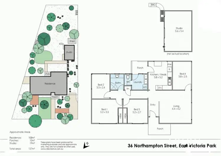 Floorplan of Homely house listing, 36 Northampton street, East Victoria Park WA 6101