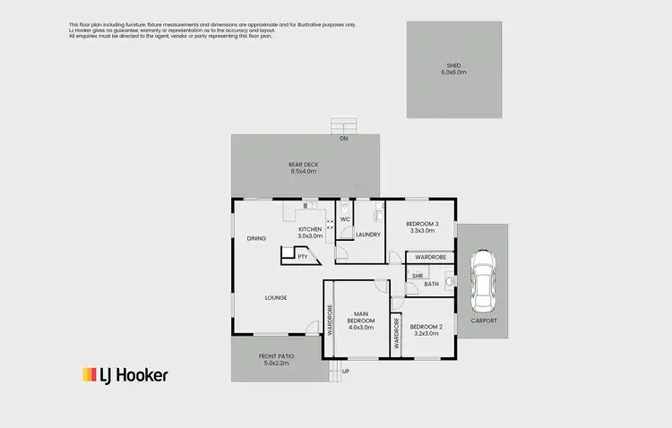 Floorplan of Homely house listing, 50 David Street, North Booval QLD 4304