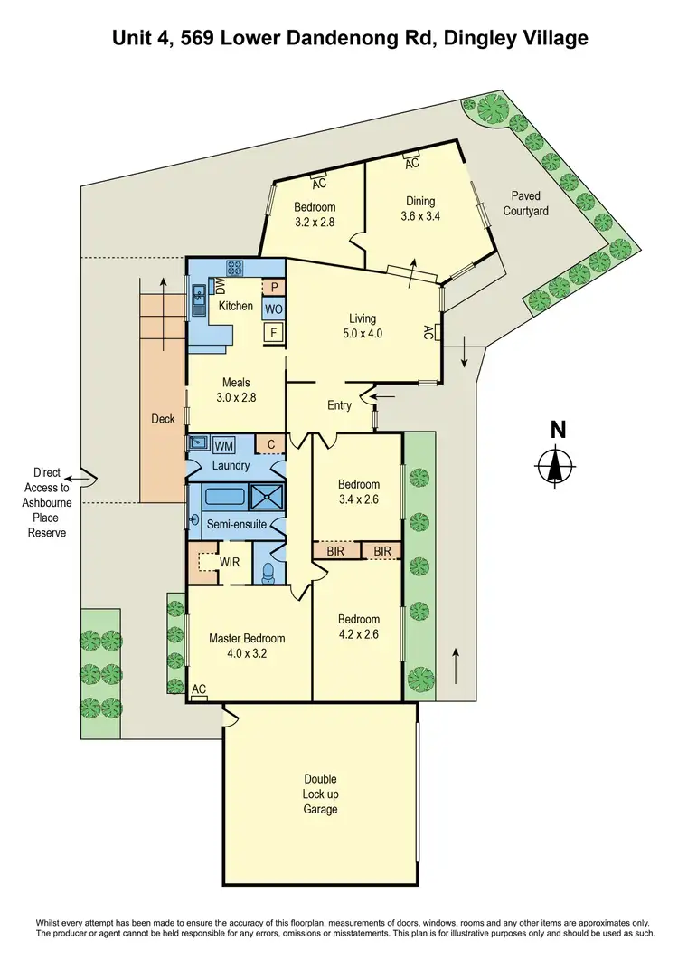 Floorplan of Homely unit listing, 4/569-571 Lower Dandenong Road, Dingley Village VIC 3172