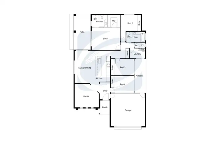 Floorplan of Homely house listing, 4 Coltrane Street, Sippy Downs QLD 4556