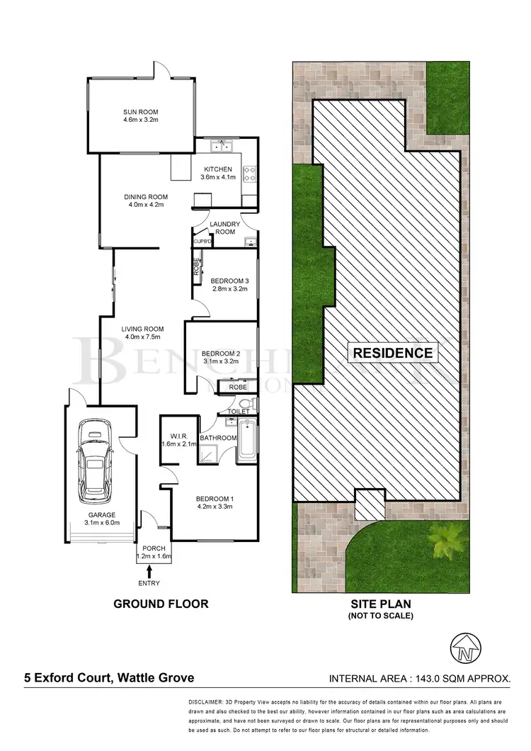 Floorplan of Homely house listing, 5 EXFORD COURT, Wattle Grove NSW 2173