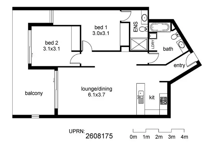 Floorplan of Homely unit listing, Address available on request