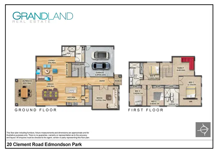 Floorplan of Homely house listing, 20 Clement Road, Edmondson Park NSW 2174
