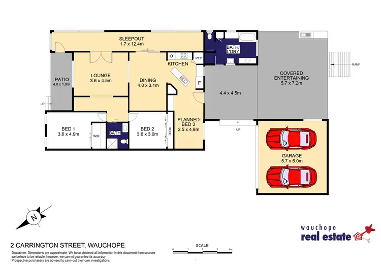 Floorplan of Homely house listing, 2 Carrington Street, Wauchope NSW 2446