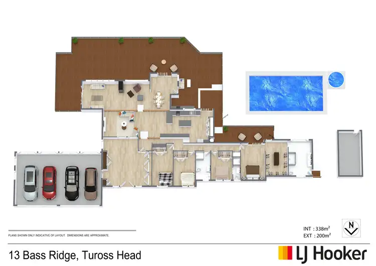 Floorplan of Homely house listing, 13 Bass Ridge, Tuross Head NSW 2537