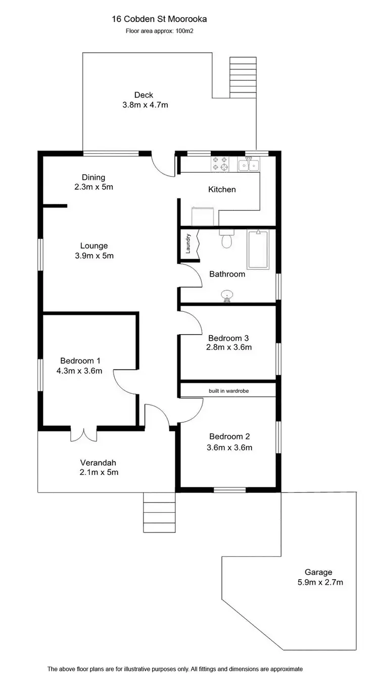 Floorplan of Homely house listing, 16 Cobden Street, Moorooka QLD 4105