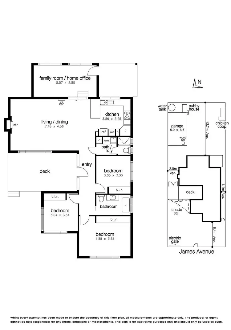Floorplan of Homely house listing, 9 James Avenue, Seaholme VIC 3018