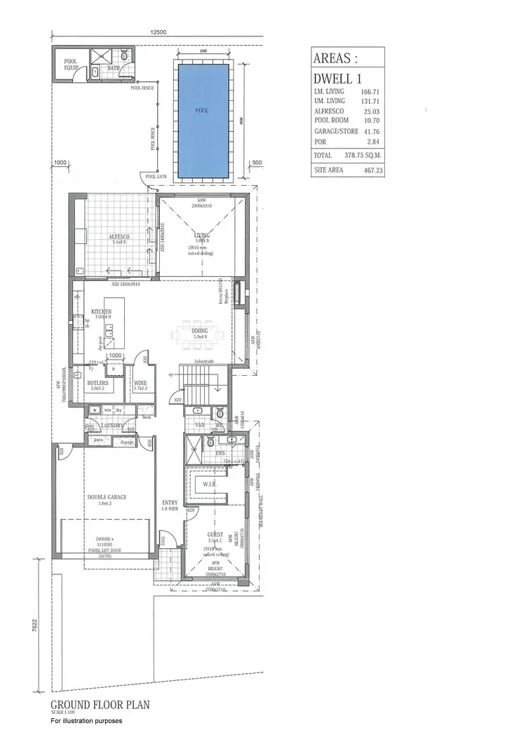 Floorplan of Homely house listing, Res 1, 26 Gray Street, West Beach SA 5024