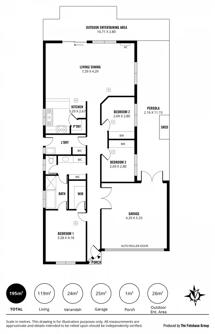 Floorplan of Homely house listing, 17 Cugera Avenue, Ingle Farm SA 5098