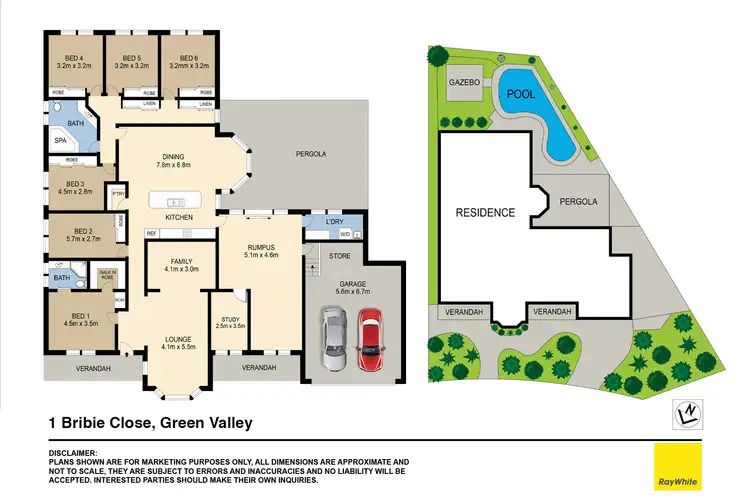 Floorplan of Homely house listing, 1 Bribie Close, Green Valley NSW 2168