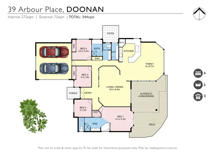 Floorplan of Homely house listing, 39 Arbour Place, Doonan QLD 4562