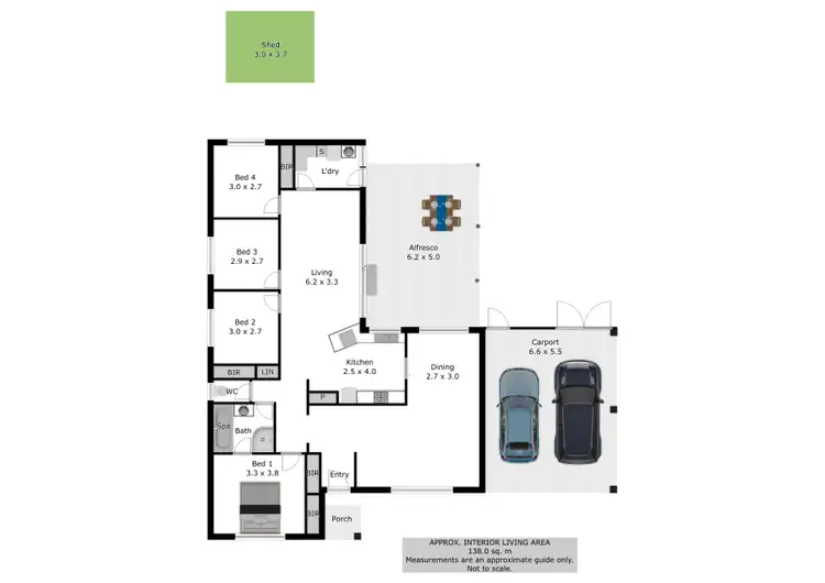 Floorplan of Homely house listing, 390 Lawrence Street, Wodonga VIC 3690