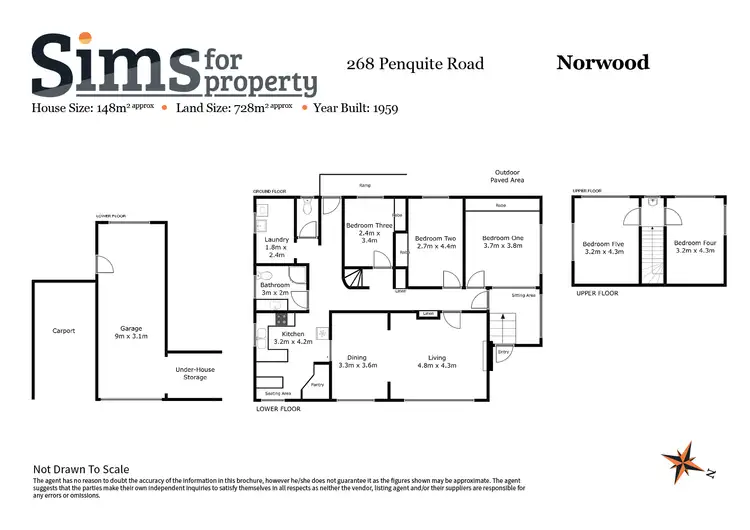 Floorplan of Homely house listing, 268 Penquite Road, Norwood TAS 7250