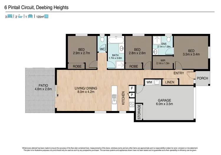 Floorplan of Homely house listing, 6 Pintail Circuit, Deebing Heights QLD 4306