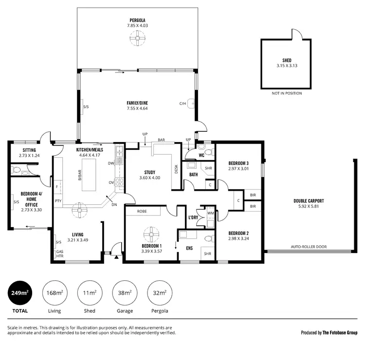 Floorplan of Homely house listing, 37 Yanagin Road, Greenhill SA 5140