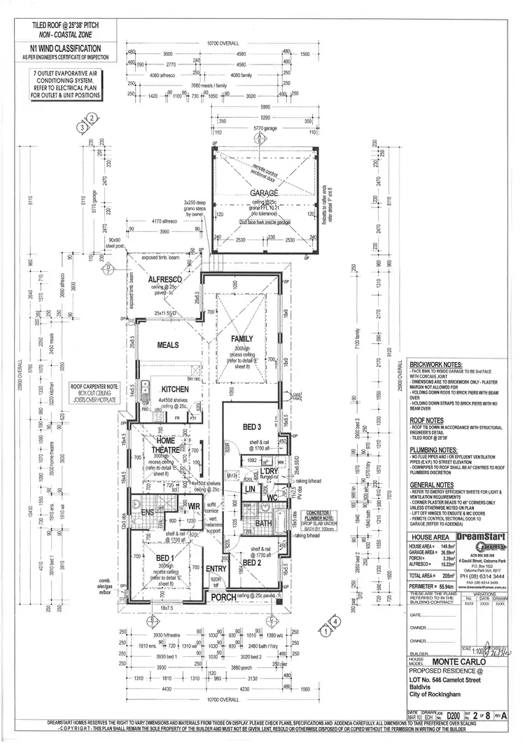 Floorplan of Homely house listing, 3 Camelot Street, Baldivis WA 6171