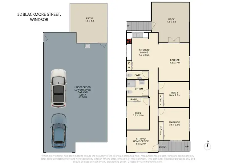 Floorplan of Homely house listing, 52 Blackmore Street, Windsor QLD 4030