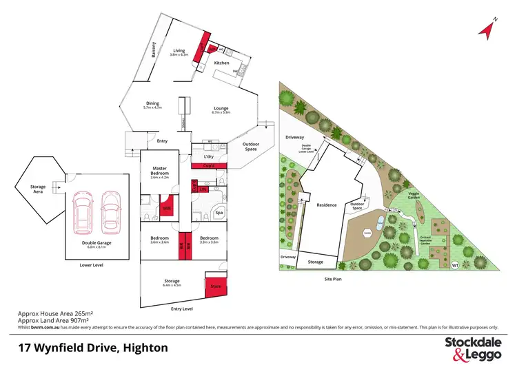Floorplan of Homely house listing, 17 Wynfield Drive, Highton VIC 3216