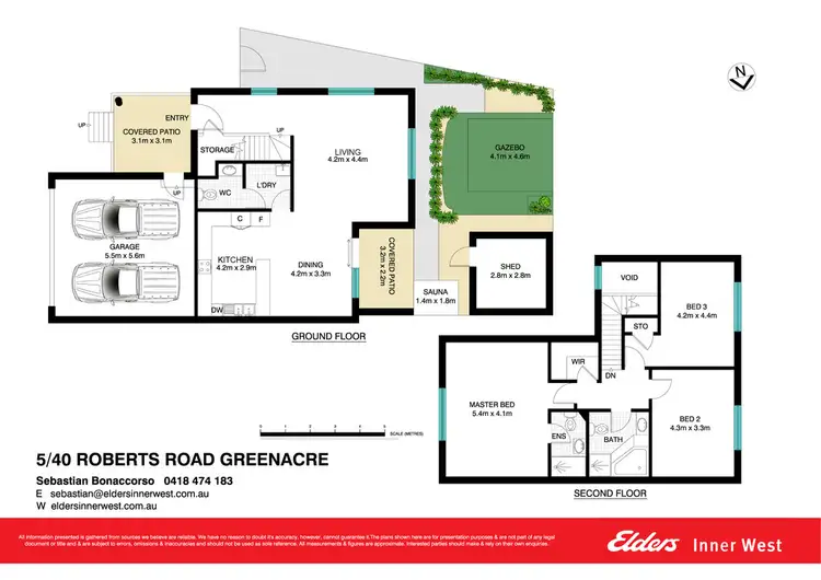 Floorplan of Homely townhouse listing, 5/40 Roberts Road, Greenacre NSW 2190