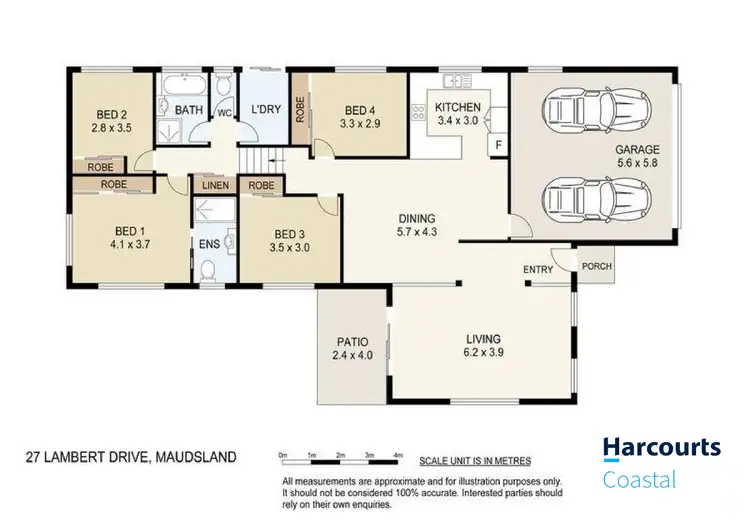 Floorplan of Homely house listing, 27 Lambert Drive, Maudsland QLD 4210