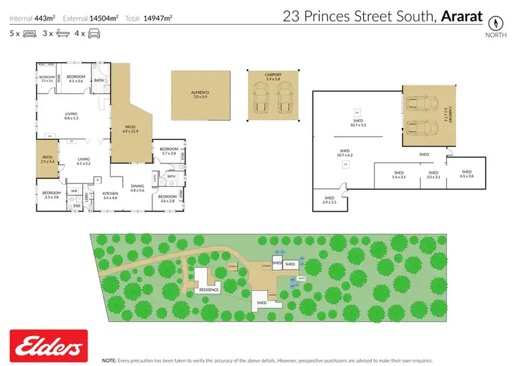 Floorplan of Homely house listing, 23 Princes Street South, Ararat VIC 3377
