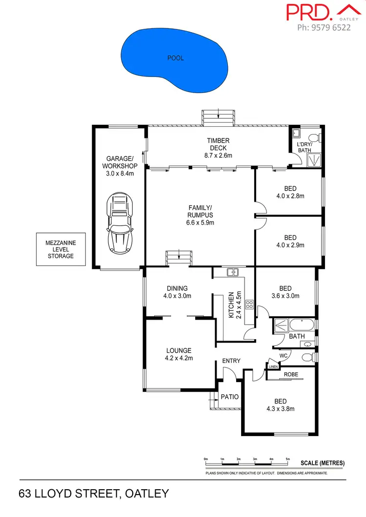 Floorplan of Homely house listing, 63 Lloyd Street, Oatley NSW 2223