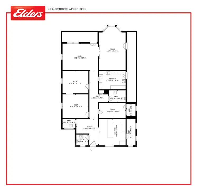 Floorplan of Homely house listing, 36 Commerce Street, Taree NSW 2430