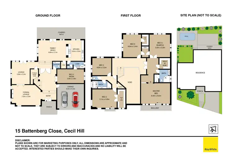 Floorplan of Homely house listing, 15 Battenberg Close, Cecil Hills NSW 2171