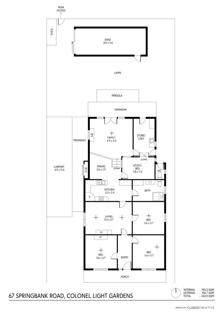 Floorplan of Homely house listing, 67 Springbank Road, Colonel Light Gardens SA 5041