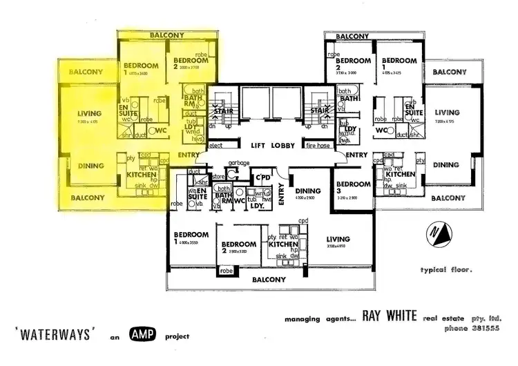 Floorplan of Homely unit listing, 46/40 Ferny Avenue, Surfers Paradise QLD 4217