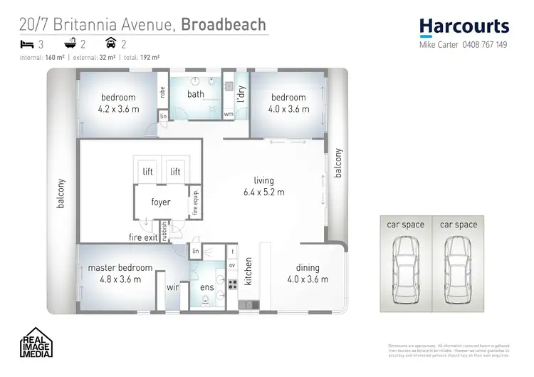 Floorplan of Homely unit listing, 20/7 Britannia Avenue, Broadbeach QLD 4218