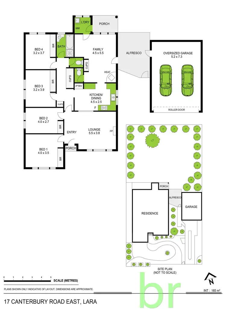 Floorplan of Homely house listing, 17 Canterbury Road East, Lara VIC 3212