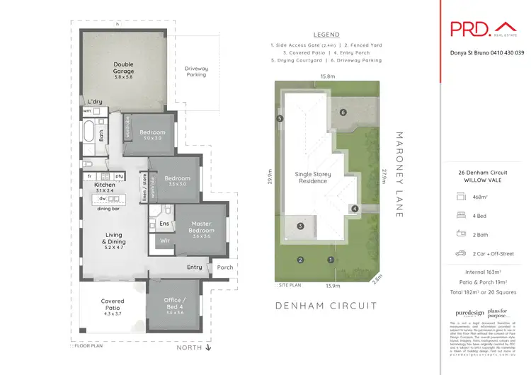 Floorplan of Homely house listing, 26 Denham Circuit, Willow Vale QLD 4209