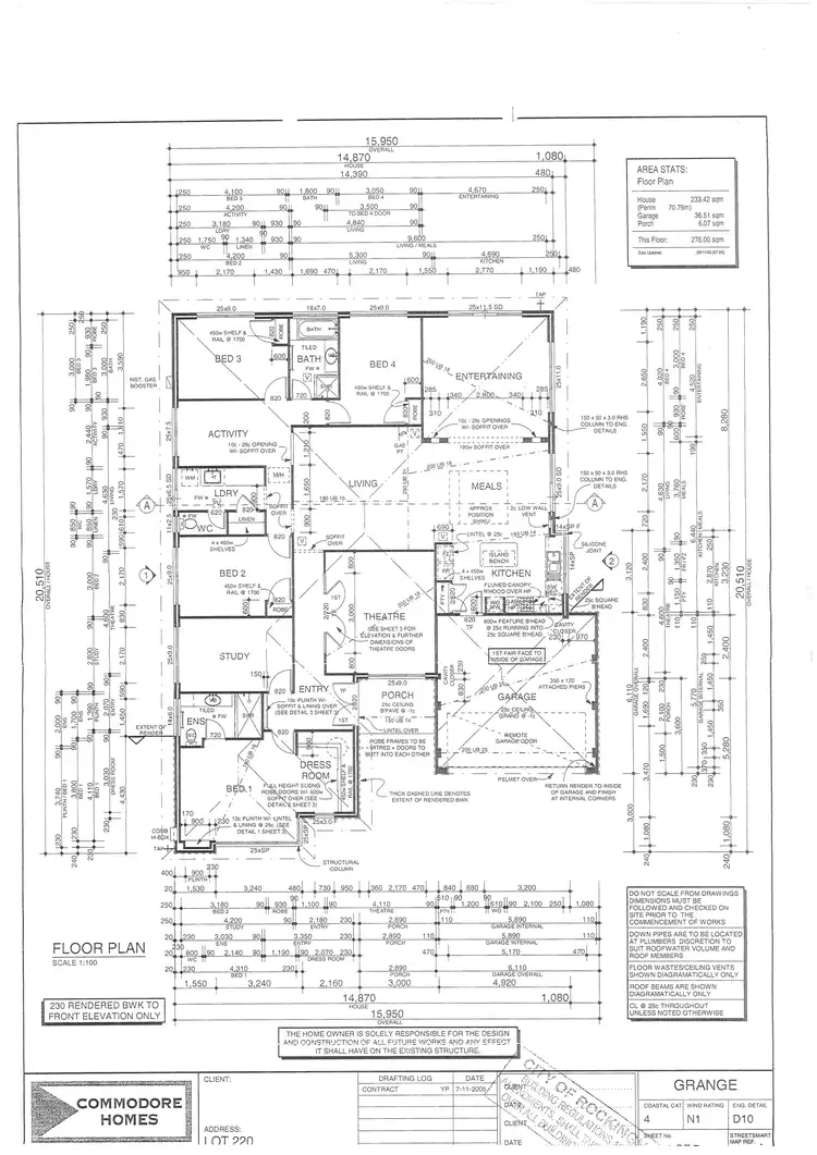 Floorplan of Homely house listing, 5 Bilby Rise, Baldivis WA 6171