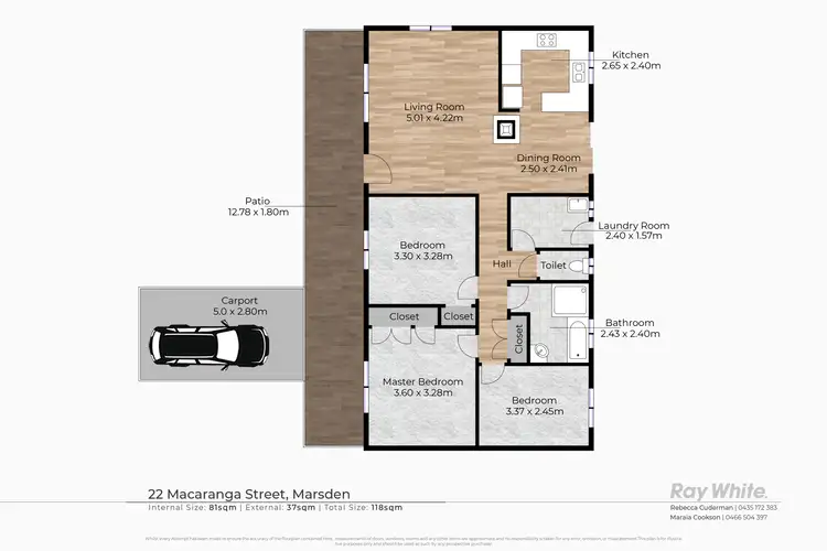 Floorplan of Homely house listing, 22 Macaranga Street, Marsden QLD 4132